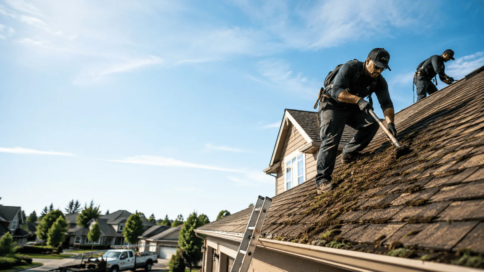 Roof Moss Removal in Peru, VT near me